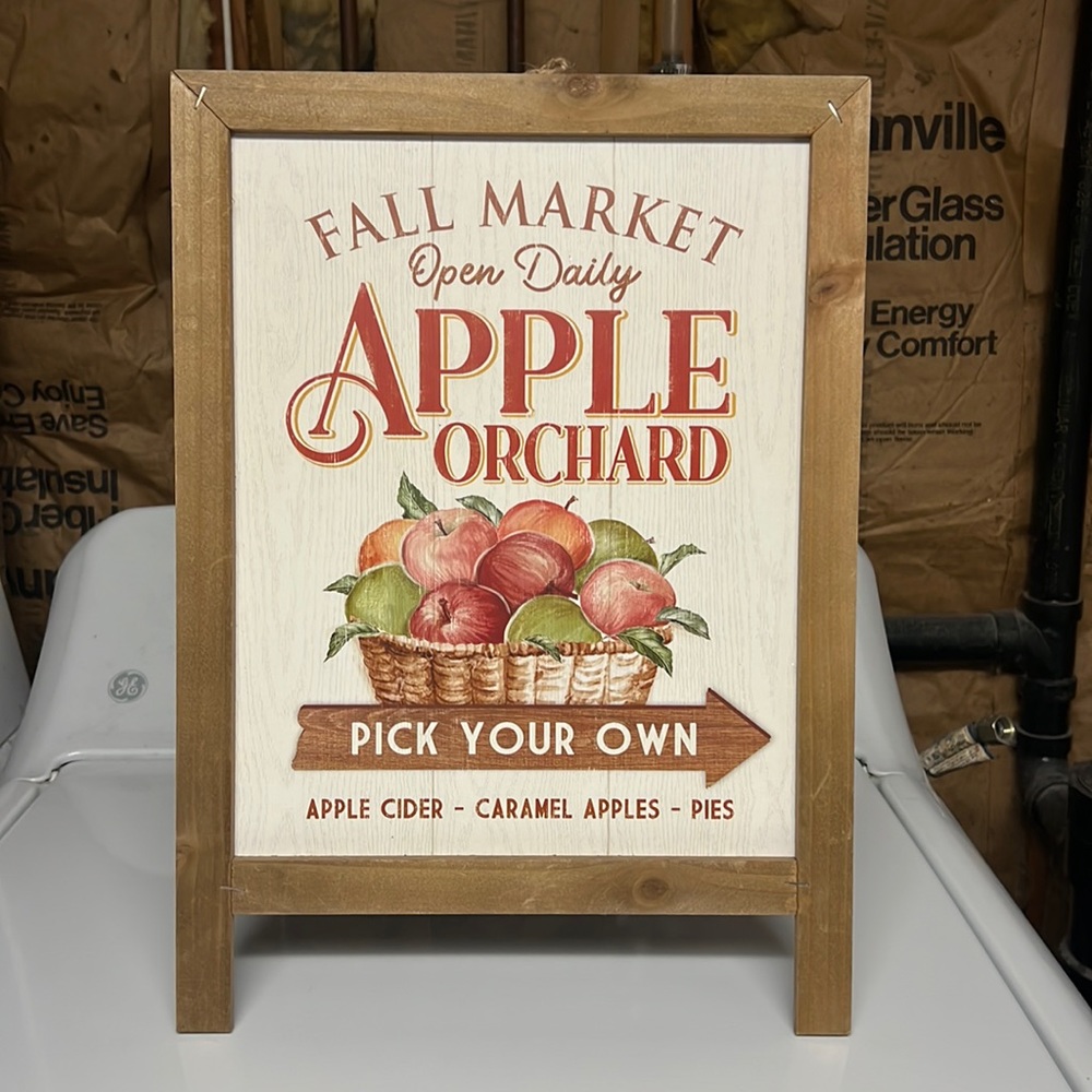 Apple Orchard  Wooden Sign